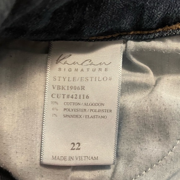 Kancan Signature High Rise Super Flare Raw Hem Size 22 (Juniors) - Picture 9 of 9